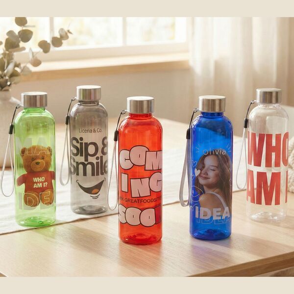 R08103.41 - Butelka RPET Vetta 500 ml, grafitowy 