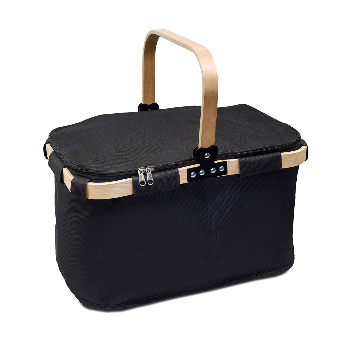 R08151.02 - Kosz termiczny na zakupy Woody, czarny 