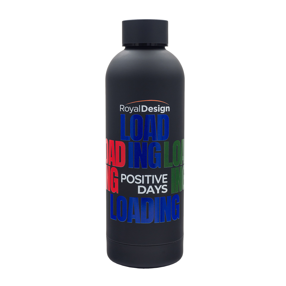 R08192.02 - Butelka termiczna Mendoza 500 ml, czarny 