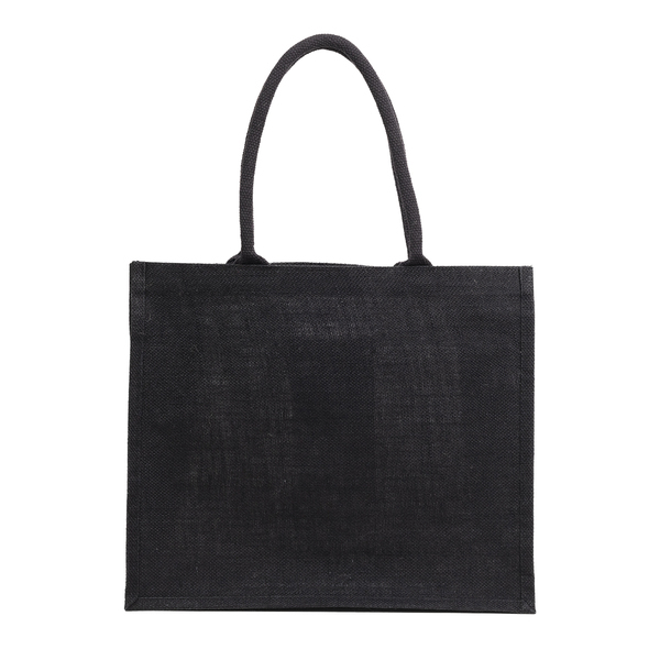 R08498.02 - Torba na zakupy z juty Nice Shopper, czarny 