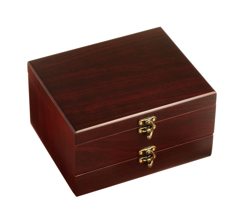 R22551.IIQ - Zestaw do wina Double Decker, brązowy - druga jakość