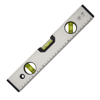 R17611 - Aluminiowa poziomica Beno, srebrny 